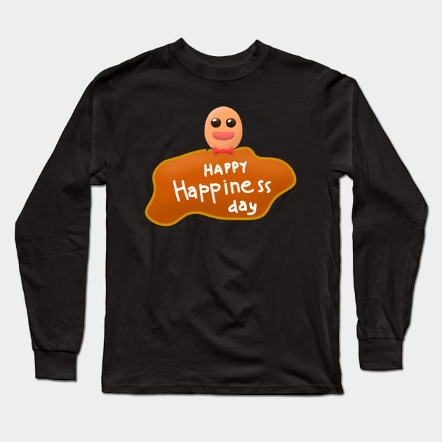 Happy day t-shirt Long Sleeve T-Shirt by Teedell